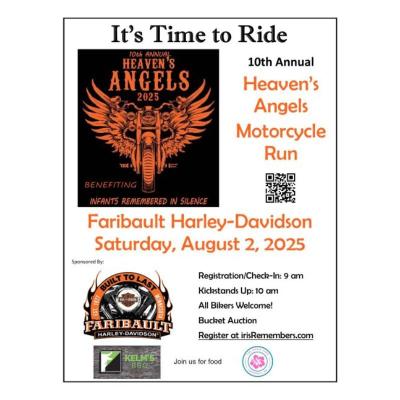 2025 Heaven's Angels Motorcycle Run  REGISTRATION